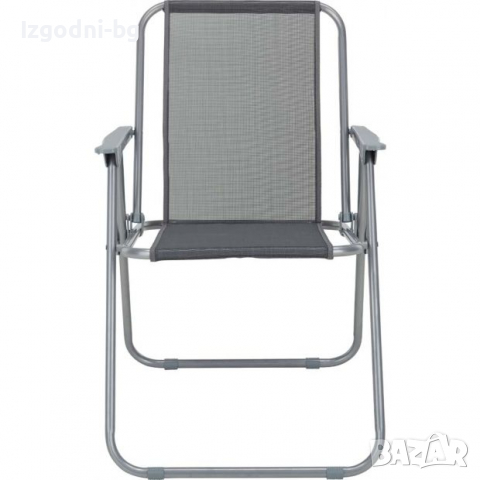 Градински сгъваем метален стол , снимка 1 - Градински мебели, декорация  - 36294363
