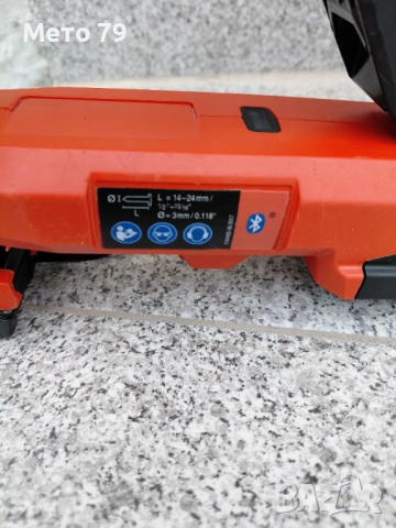 Hilti BX 3-22 Nuron безкабелен пистолет за пирони за бетон , снимка 4 - Други инструменти - 53694756