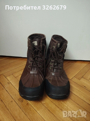 UGG hilgard leather waterproof мъжки оригинални размер 45, снимка 3 - Мъжки ботуши - 52737607