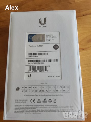 Ubiquiti UniFi In-Wall HD UAP-IW-HD 1733 Мбит/с, снимка 2 - Мрежови адаптери - 41742745