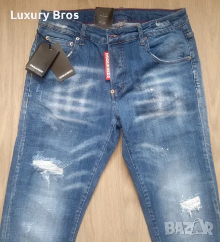 Мъжки дънки Dsquared, снимка 2 - Дънки - 47539619