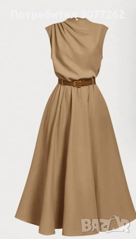 Дамска рокля без ръкави