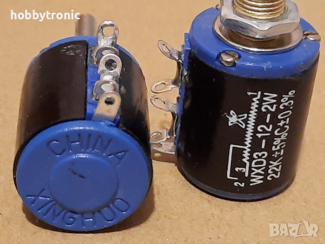 Многооборотен потенциометър 4.7K, 10K, 22K, 47K, 100К., снимка 2 - Друга електроника - 44755889