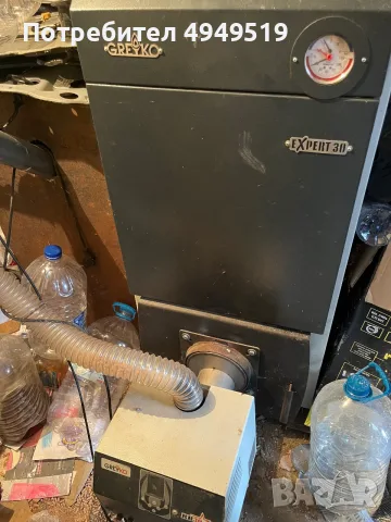КОМПЛЕКТ Пелетен котел Greyko Expert 30 kW + горелка и бункер