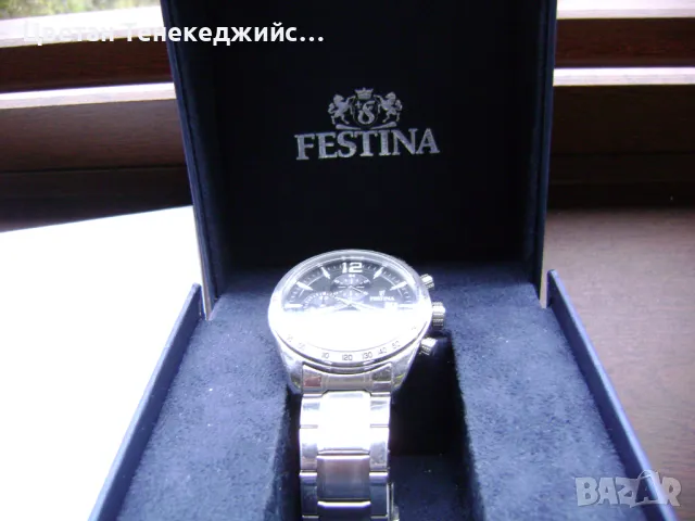 Продавам швейцарски часовник Festina Chronograph, снимка 4 - Мъжки - 47969798