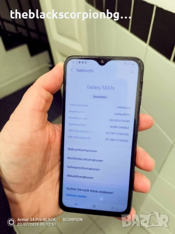SAMSUNG GALAXY M30S с лек дефект, снимка 2 - Samsung - 53419822