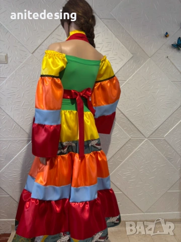 Костюм за ромски танци от три части, снимка 8 - Детски рокли и поли - 53524178