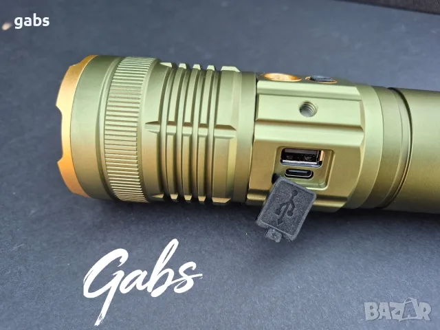 Мощен трицветен LED фенер COBA CB-G905 ,TG-Wick 3000M, снимка 8 - Екипировка - 55984954