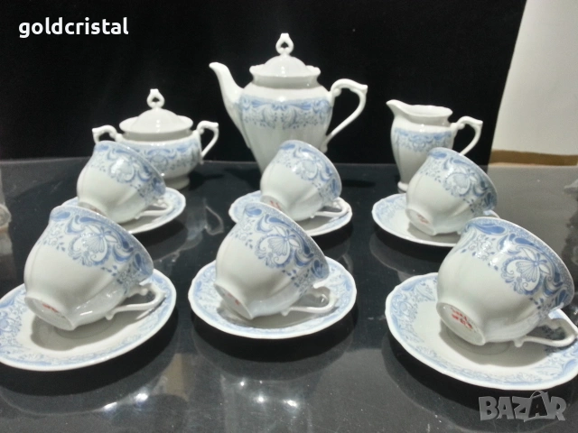 Стар български порцелан чаши за чай кафе , снимка 4 - Антикварни и старинни предмети - 53102846