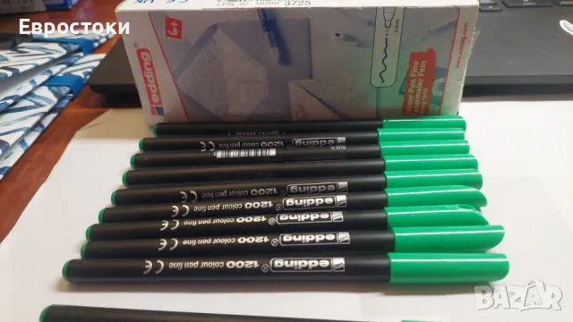 Edding 1200 цвят химикал фин - зелен - 10 химикала - кръгъл връх 1 мм - флумастер за рисуване и писа, снимка 5 - Ученически пособия, канцеларски материали - 48654172