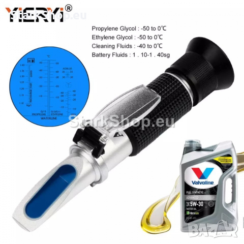 Рефрактомер – тестер за антифриз, електролити и др.