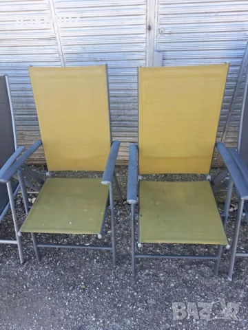 Сгъваеми шезлонг столове-8 броя, снимка 2 - Къмпинг мебели - 50015276