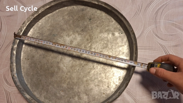 ✅КАЧЕСТВЕНА МЕДНА ТАВА - 42 СМ❗, снимка 5 - Антикварни и старинни предмети - 51973778