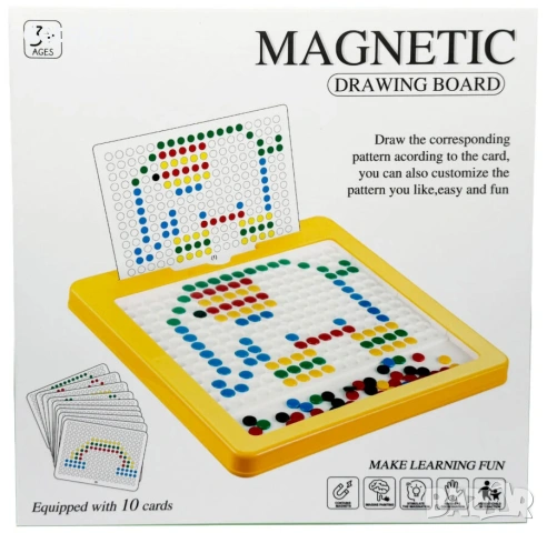 Магнитна мозайка, снимка 5 - Образователни игри - 53557142