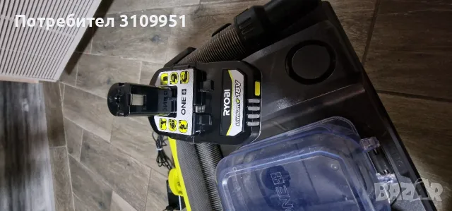 Акумулаторна прахосмукачка RYOBI RV1811, снимка 4 - Други инструменти - 49156277