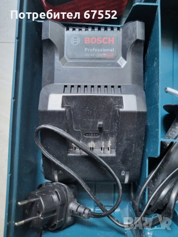 Bosch GBH 18V-21 безчетков перфоратор с батерия и зарядно, отличен., снимка 3 - Други инструменти - 53737620