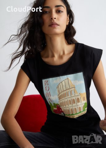 Оригинална дамска тениска, LİU JO, ROME, снимка 2 - Тениски - 41317996