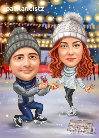 КАРИКАТУРИ с рамка А4 или А3, снимка 17 - Картини - 48307968