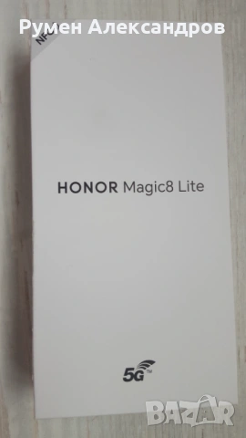 НОВ ЗАПЕЧАТАН Honor Magic8 Lite 8GB RAM 512GB Forest Green