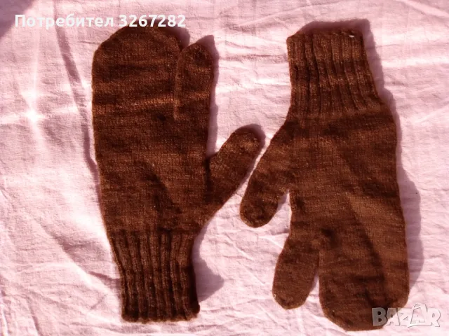 Ръкавици,Плетени,Вълна,Естествена,Ловджийски, снимка 13 - Екипировка - 47765202