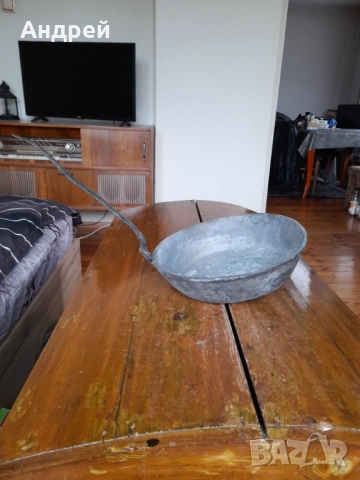 Стар бакърен,меден тиган #2