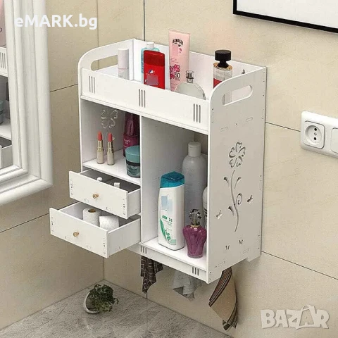 Органайзер за съхранение на аксесоари в банята за грим, козметика, хавлиени кърпи, снимка 1