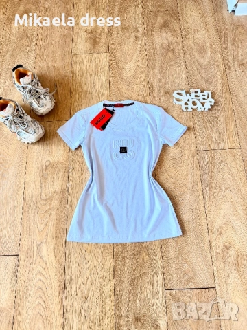 Супер свеж памучен тишърт от Hugo Boss в син цвят.С М Л размер