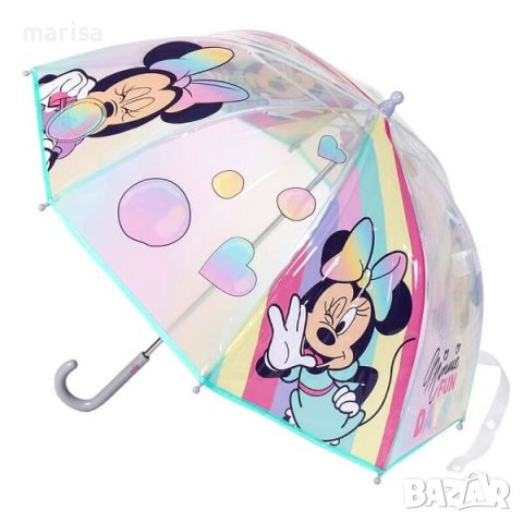 Чадър Disney Minnie bubble 45см Код: 18445484285021, снимка 1 - Чадъри - 41801696