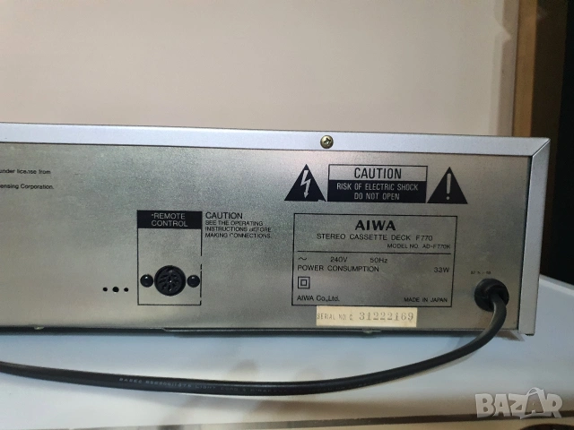 AIWA F770, снимка 10 - Декове - 53622117