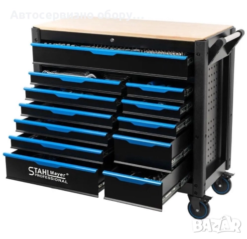 Количка – шкаф за инструменти STAHLMAYER , JUMBO XXL, снимка 2 - Други инструменти - 51660450