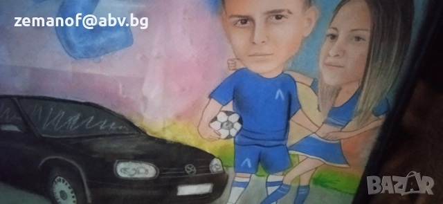 Картина рекламна Левски, снимка 2 - Картини - 52340025