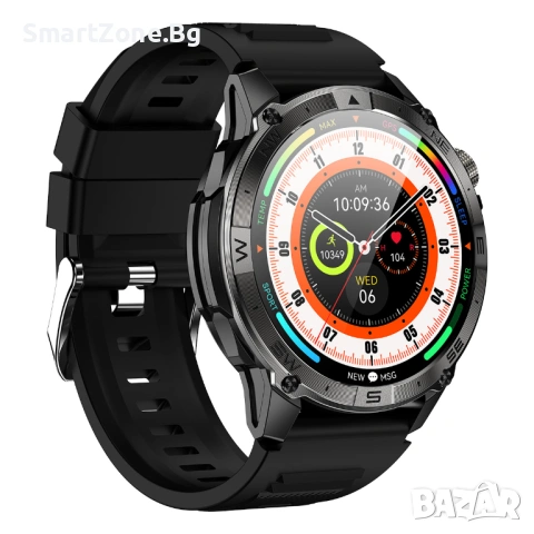 GPS Смарт часовник Xmart HK08, Черен, снимка 2 - Мъжки - 53246591