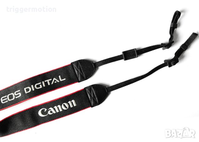 ОРИГИНАЛЕН! Класически Canon EOS Digital Canon Ремък Страп за камера Канон Отличен!, снимка 3 - Чанти, стативи, аксесоари - 41412167