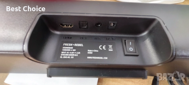 Саундбар Fresh 'n Rebel е стерео 2.0 система с мощност 28 W, снимка 3 - Аудиосистеми - 52931338
