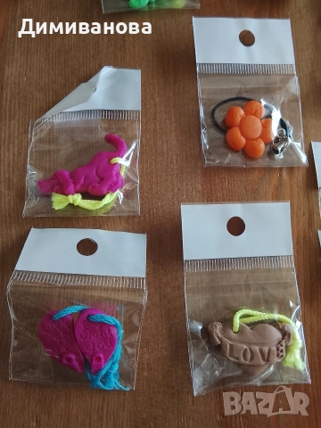 20 висулки от полимерна глина, снимка 7 - Други - 53522214