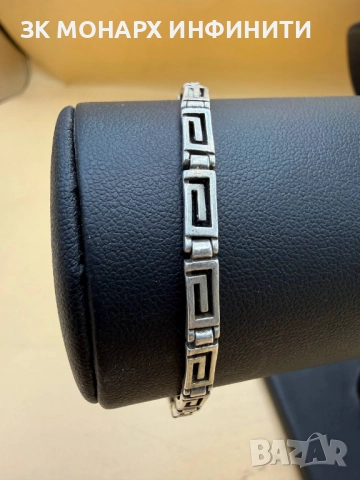 Сребърна гривна /925/, снимка 3 - Гривни - 52417086