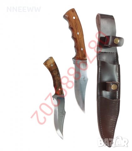 Ловен нож в кожен калъф 2бр в Ножове в гр. Пловдив - ID38775199 — Bazar.bg