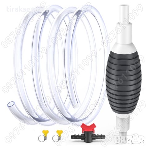 10 L/Min Ръчна помпа с кранче за източване на Гориво Масло Вода, снимка 3 - Аксесоари и консумативи - 41735686