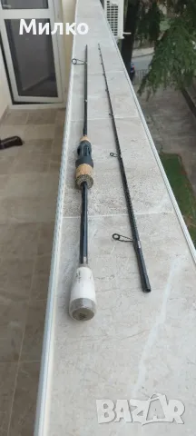 спининг въдица Mikado black crystal 2-8, 2.23, extra fast, fuji, снимка 1