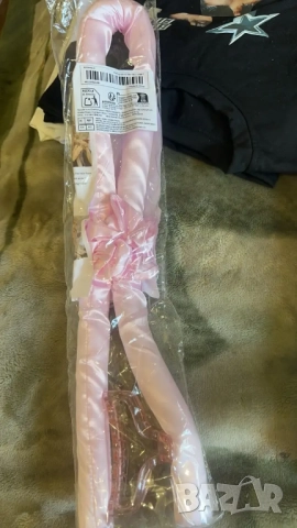  Голяма, стилна ролка за коса от коприна , снимка 2 - Аксесоари за коса - 51802241