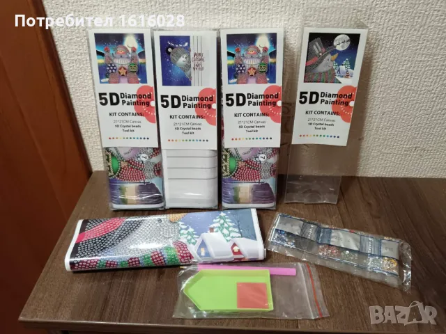 Коледни диамантени гоблени., снимка 8 - Гоблени - 47816225