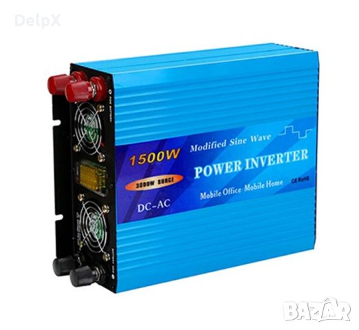 Инвертор TY-1500 12VDC/220VAC 1500W