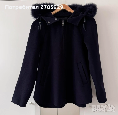 Massimo Dutti тъмносиньо преходно палто, размер S