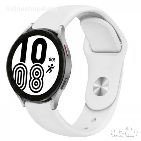Силиконова Каишка за Huawei Watch GT3 GT2 42мм Samsung Watch 4 Active, снимка 4 - Смарт гривни - 35926086