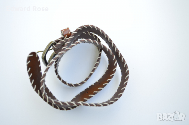 Стар кожен колан, снимка 3 - Колани - 36469805