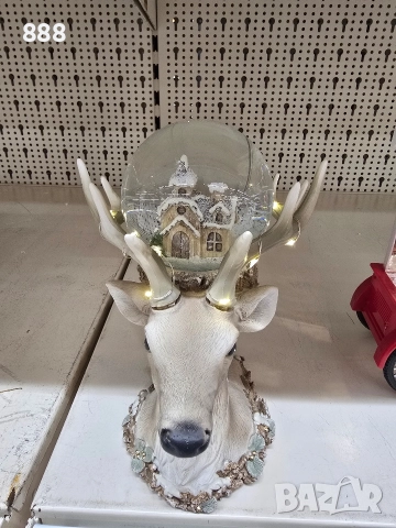 коледни преспапиета с елен, снимка 1 - Декорация за дома - 48068743