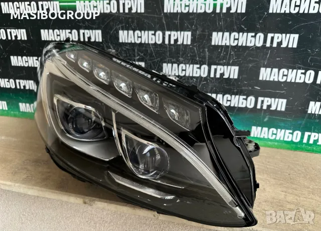 Фарове LED INTELLIGENT LIGHT SYSTEM фар за Мерцедес Mercedes C-класа W205,USA, снимка 4 - Части - 49539142