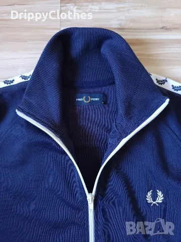 Оригинално мъжко горнище Fred Perry, снимка 4 - Спортни дрехи, екипи - 55976403