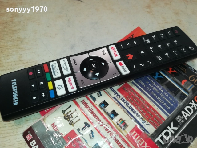 TELEFUNKEN NETFLIX YOUTUBE REMOTE CONTROL 2608251743