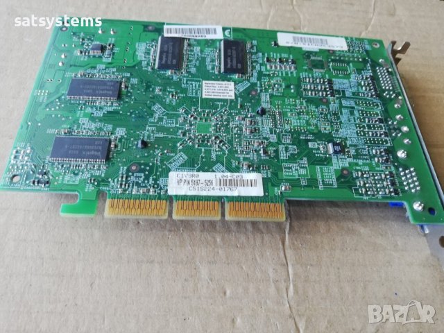 Видео карта NVidia GeForce FX5500 Asus V9520TD 256MB DDR 128bit AGP, снимка 7 - Видеокарти - 42148222